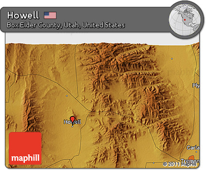 Physical 3D Map of Howell