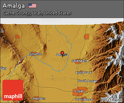 Physical 3D Map of Amalga