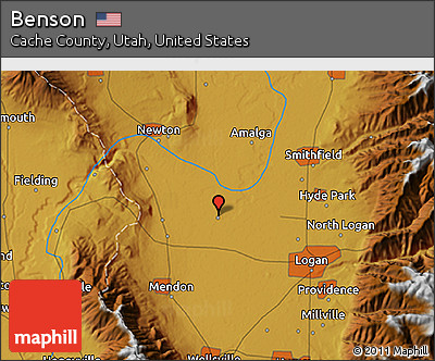 Physical 3D Map of Benson