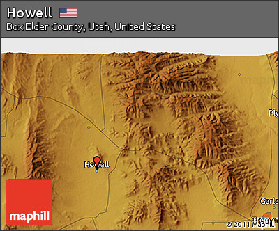 Physical 3D Map of Howell