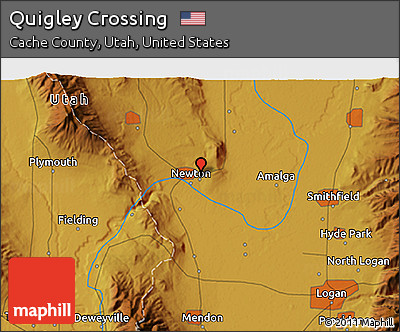 Physical 3D Map of Quigley Crossing