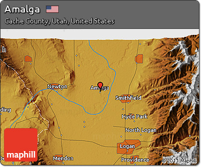 Physical 3D Map of Amalga