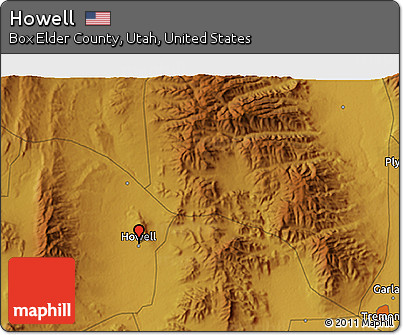 Physical 3D Map of Howell