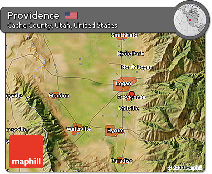 Satellite 3D Map of Providence