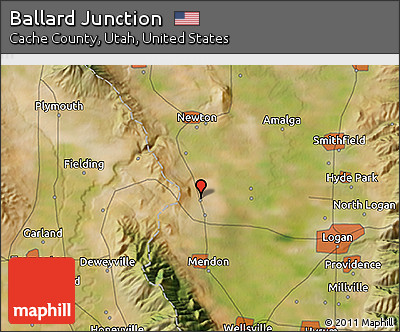 Satellite 3D Map of Ballard Junction
