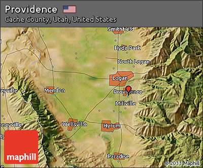 Satellite 3D Map of Providence