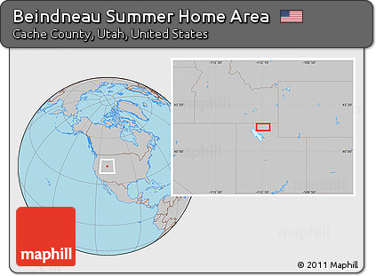 Gray Location Map of Beindneau Summer Home Area
