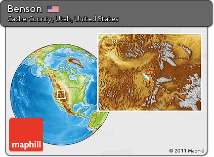 Physical Location Map of Benson
