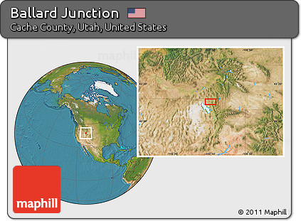 Satellite Location Map of Ballard Junction