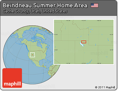 Savanna Style Location Map of Beindneau Summer Home Area