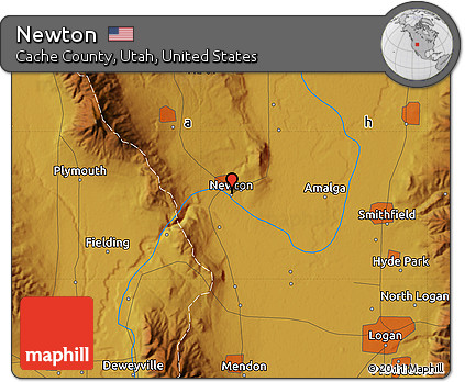 Physical Map of Newton
