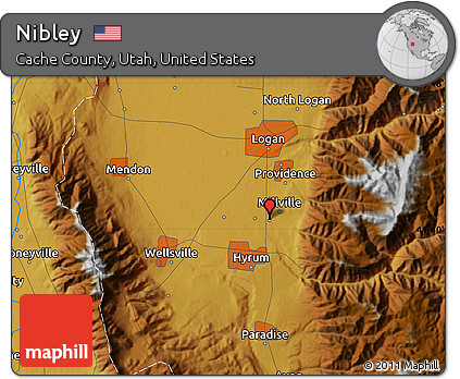 Physical Map of Nibley