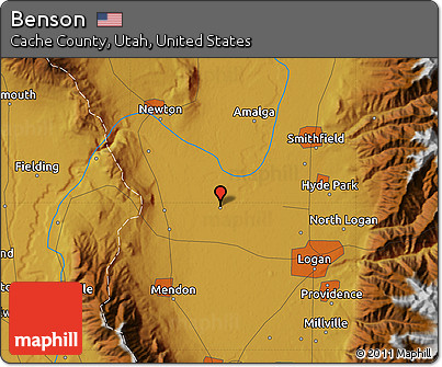 Physical Map of Benson