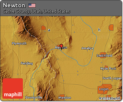 Physical Map of Newton