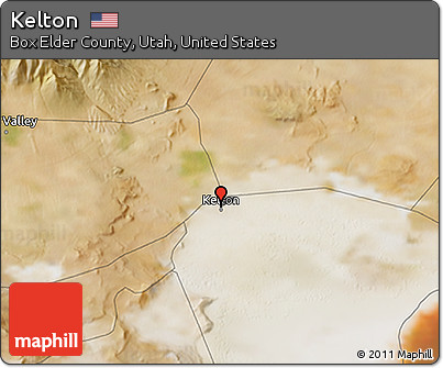 Satellite 3D Map of Kelton