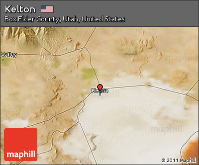 Satellite 3D Map of Kelton