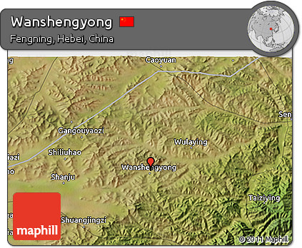 Satellite 3D Map of Wanshengyong
