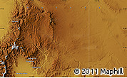 Physical Map of the area around 41° 43' 14" N, 117° 13' 29" W
