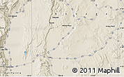 Shaded Relief Map of the area around 41° 43' 14" N, 119° 46' 30" W