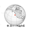 Outline Map of the Area around 41° 43' 14" N, 128° 16' 30" W, rectangular outline