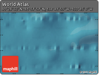 Satellite Map of the Area around 41° 43' 14" N, 134° 13' 29" W
