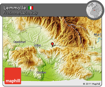 Physical 3D Map of Lemmolle