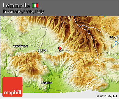 Physical 3D Map of Lemmolle