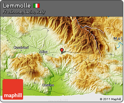 Physical 3D Map of Lemmolle