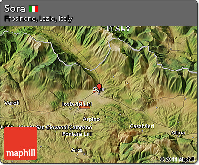 Satellite 3D Map of Sora