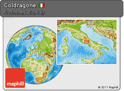 Physical Location Map of Coldragone