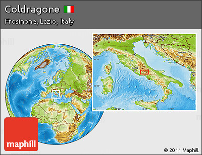 Physical Location Map of Coldragone
