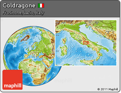 Physical Location Map of Coldragone