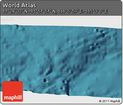 Satellite 3D Map of the Area around 41° 43' 14" N, 144° 34' 29" E