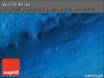 Physical Map of the Area around 41° 43' 14" N, 146° 16' 30" E
