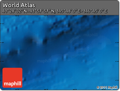 Physical Map of the Area around 41° 43' 14" N, 146° 16' 30" E