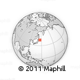 Outline Map of the Area around 41° 43' 14" N, 146° 16' 30" E, rectangular outline
