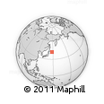 Outline Map of the Area around 41° 43' 14" N, 147° 58' 29" E, rectangular outline