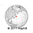 Outline Map of the Area around 41° 43' 14" N, 148° 49' 29" E, rectangular outline