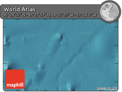 Satellite Map of the Area around 41° 43' 14" N, 14° 22' 30" W