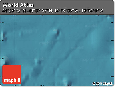 Satellite Map of the Area around 41° 43' 14" N, 14° 22' 30" W
