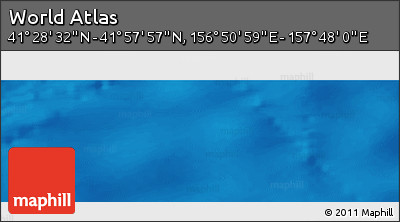 Physical Panoramic Map of the Area around 41° 43' 14" N, 157° 19' 29" E