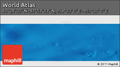 Physical Panoramic Map of the Area around 41° 43' 14" N, 159° 1' 30" E