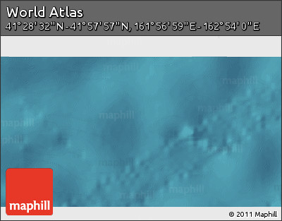 Satellite 3D Map of the Area around 41° 43' 14" N, 162° 25' 30" E