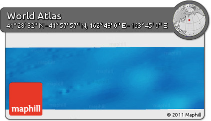 Physical Panoramic Map of the Area around 41° 43' 14" N, 163° 16' 30" E