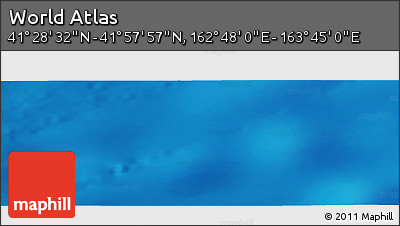 Physical Panoramic Map of the Area around 41° 43' 14" N, 163° 16' 30" E