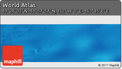 Physical Panoramic Map of the Area around 41° 43' 14" N, 163° 16' 30" E