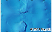 Shaded Relief Map of the area around 41° 43' 14" N, 164° 58' 29" E