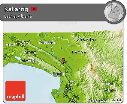 Physical 3D Map of Kakarriq