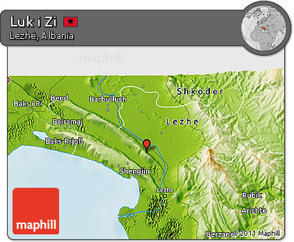 Physical 3D Map of Luk I Zi