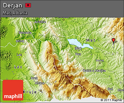 Physical 3D Map of Derjan